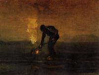 Gogh, Vincent van - Peasant Burning Weeds